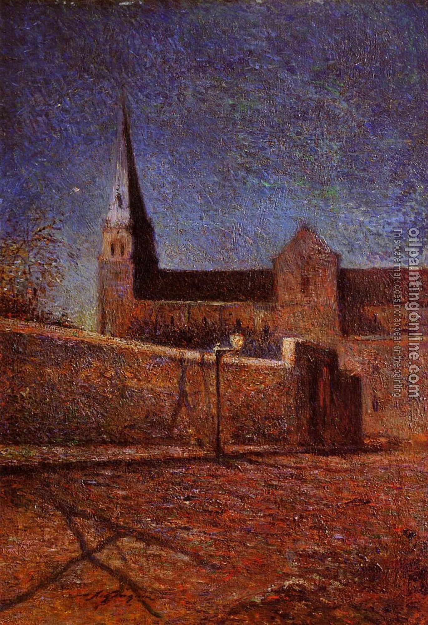 Gauguin, Paul - Vaugirard Church by Night